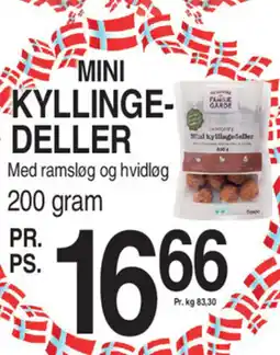 ABC Lavpris MINI KYLLINGE- DELLER tilbud