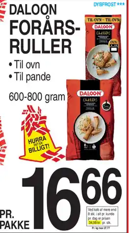 ABC Lavpris DALOON FORÅRS- RULLER tilbud