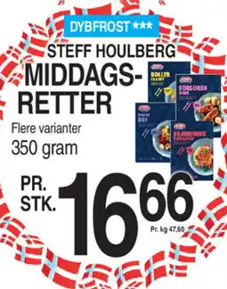 ABC Lavpris STEFF HOULBERG MIDDAGS- RETTER tilbud