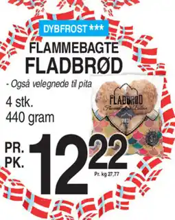 ABC Lavpris DYBFROST *** FLAMMEBAGTE FLADBRØD tilbud