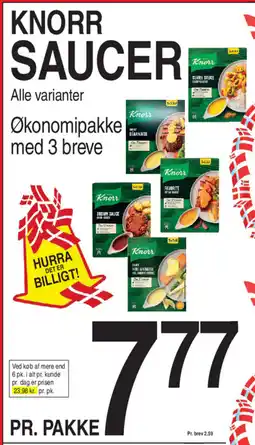 ABC Lavpris KNORR SAUCER tilbud