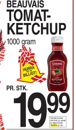 ABC Lavpris BEAUVAIS TOMAT- KETCHUP tilbud