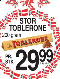 ABC Lavpris STOR TOBLERONE tilbud