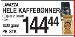 ABC Lavpris LAVAZZA HELE KAFFEBØNNER tilbud
