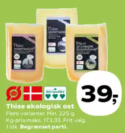 Kvickly Thise økologisk ost tilbud