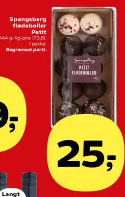 Kvickly Spangsberg flødeboller Petit tilbud