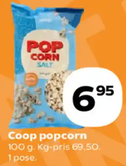 Kvickly Coop popcorn tilbud
