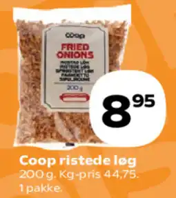 Kvickly Coop ristede løg tilbud