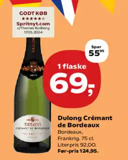 Kvickly Dulong Crémant de Bordeaux tilbud
