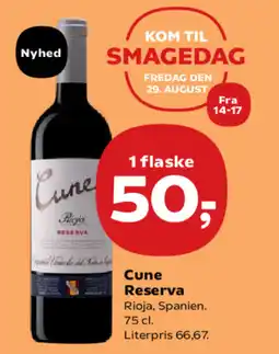 Kvickly Cune Reserva tilbud