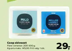 Kvickly Coop skiveost tilbud