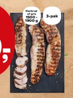 Kvickly Mørbrad af gris tilbud