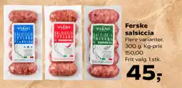 Kvickly Ferske salsiccia tilbud