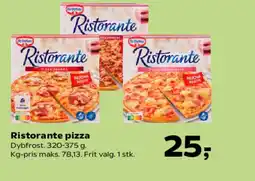 Kvickly Ristorante pizza Dybfrost. tilbud