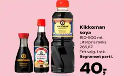 Kvickly Kikkoman soya tilbud