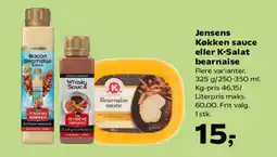 Kvickly Jensens Køkken sauce eller K-Salat bearnaise tilbud