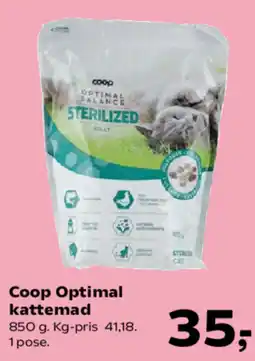 Kvickly Coop Optimal kattemad tilbud