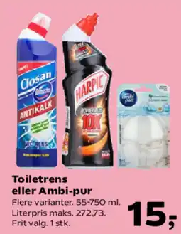 Kvickly Toiletrens eller Ambi-pur tilbud