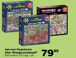 Kvickly Jan van Haasteren eller Wasgij puslespil tilbud