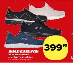 Kvickly SKECHERS dame eller herre sneakers tilbud