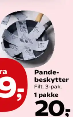 Kvickly Pande- beskytter Filt. 3-pak. 1 pakke tilbud