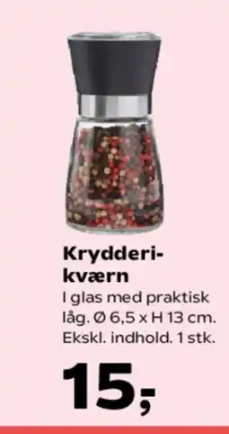 Kvickly Krydderi- kværn tilbud