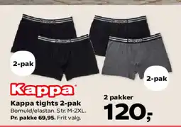 Kvickly Kappa tights 2-pak tilbud
