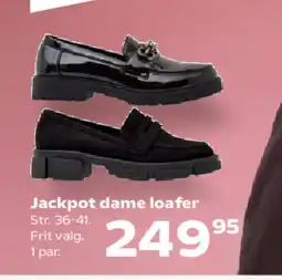 Kvickly Jackpot dame loafer Str. 36-41. tilbud