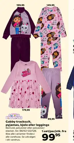 Kvickly Gabby tracksuit, pyjamas, kjole eller leggings tilbud