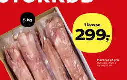 Kvickly Mørbrad af gris dybfrost.royal greenland kutterrejer tilbud