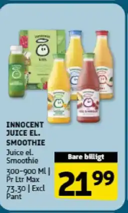 Løvbjerg INNOCENT JUICE EL. SMOOTHIE tilbud