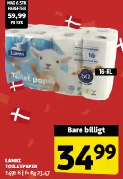 Løvbjerg LAMBI TOILETPAPIR tilbud