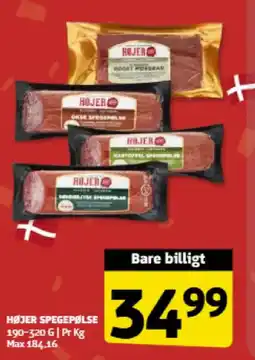 Løvbjerg Højer spegepølse tilbud