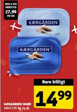 Løvbjerg KÆRGÅRDEN SMØR tilbud