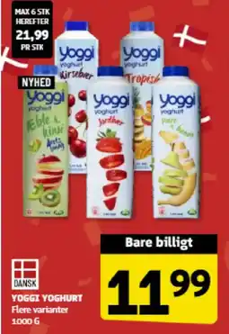 Løvbjerg YOGGI YOGHURT Flere varianter tilbud