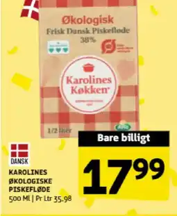 Løvbjerg KAROLINES ØKOLOGISKE PISKEFLØDE tilbud