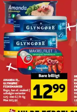 Løvbjerg AMANDA EL. GLYNGØRE FISKEMARKED tilbud