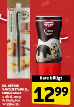 Løvbjerg DR. OETKER VANILJESTANG EL. CHOCO SAUCE tilbud