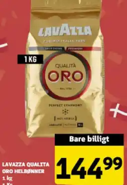 Løvbjerg LAVAZZA QUALITA ORO HELBØNNER tilbud