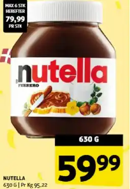 Løvbjerg NUTELLA tilbud
