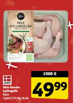 Løvbjerg Hele Danske kyllingelår Rose tilbud
