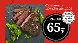 Dagli'Brugsen Oksecuvette tilbud