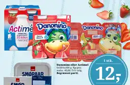Dagli'Brugsen Danonino eller Actimel tilbud