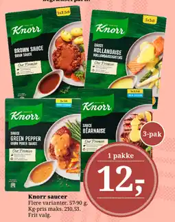Dagli'Brugsen Knorr saucer tilbud