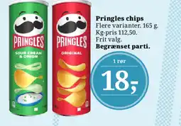 Dagli'Brugsen Pringles chips tilbud