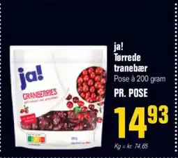 Poetzsch Padborg Ja! tørrede tranebær tilbud