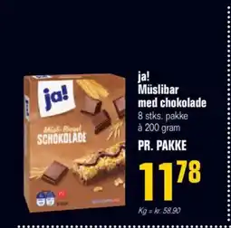 Poetzsch Padborg Ja! müslibar med chokolade tilbud