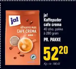 Poetzsch Padborg Ja! kaffepuder cafe crema tilbud