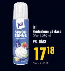 Poetzsch Padborg ja! Flødeskum på dåse tilbud