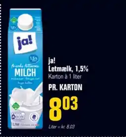 Poetzsch Padborg ja! Letmælk, 1,5% tilbud